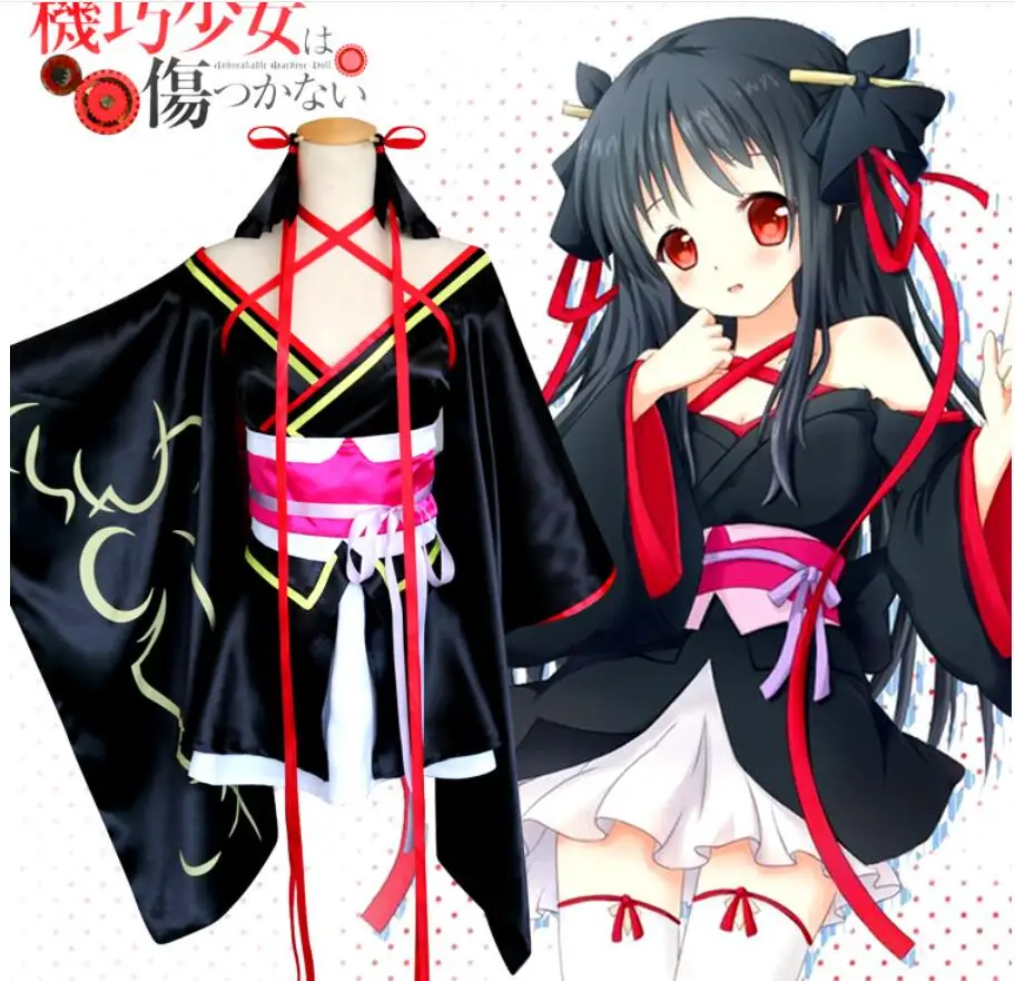 

Cosplay Hot Anime kikou shoujo wa kizutsukanai Cosplay Costumes Yaya Cosplay Costume Halloween For Woman Japanese Kimono