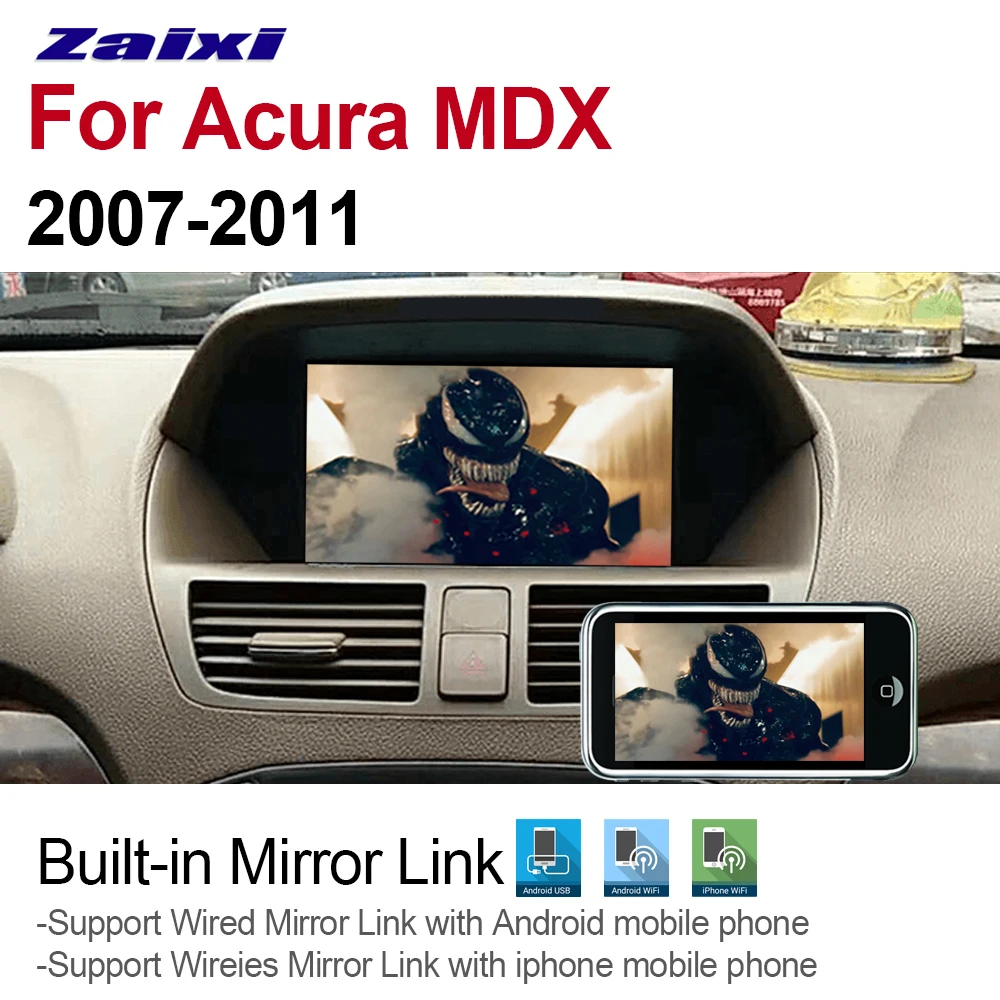 ZaiXi Авто Радио 2 Din Android Автомобильный плеер для Acura MDX 2007 ~ 2011 GPS Навигация BT Wifi карта