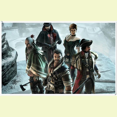 Цветные картины плакаты Крид игра Connor War Art 35 рамок домашний декор 1 штука принт