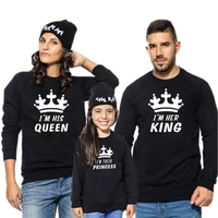 king queen prince princess clothes father son mother daughter girls boys sweatshirts tshirt mommy and me family matching outfits