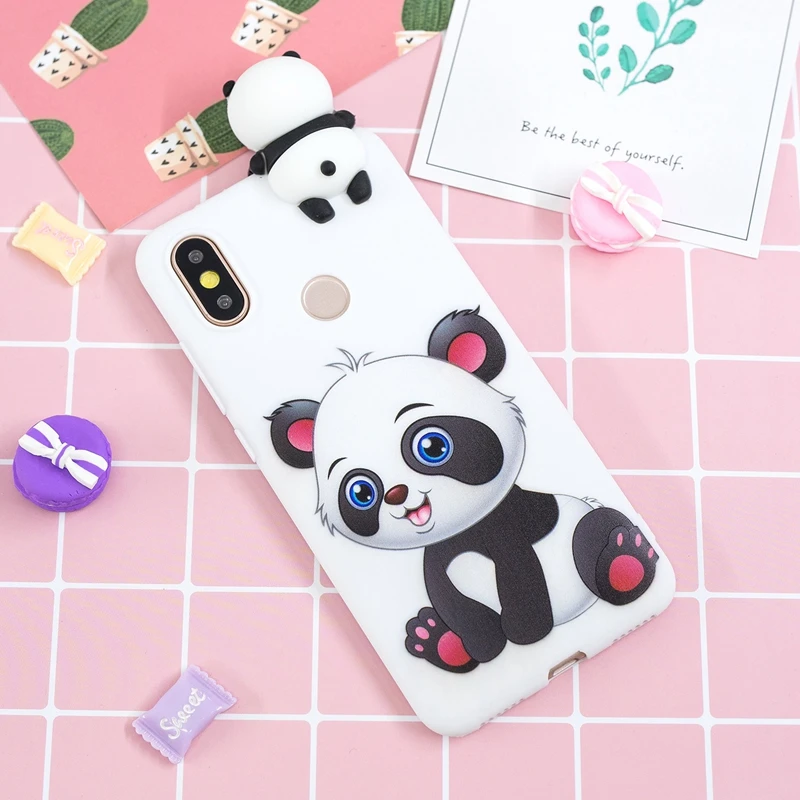 For Coque Xiaomi Redmi S2 Case 3D Cartoon Cat Panda Soft Silicon TPU Back Cover Etui Xiomi Xaomi S 2 |