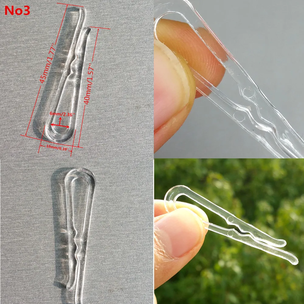 

Plastic Clear Fasten Gripping Clamp Small Clip Uneven For Apparel Garment Clothing Shirt Package Accessories 20000pcs