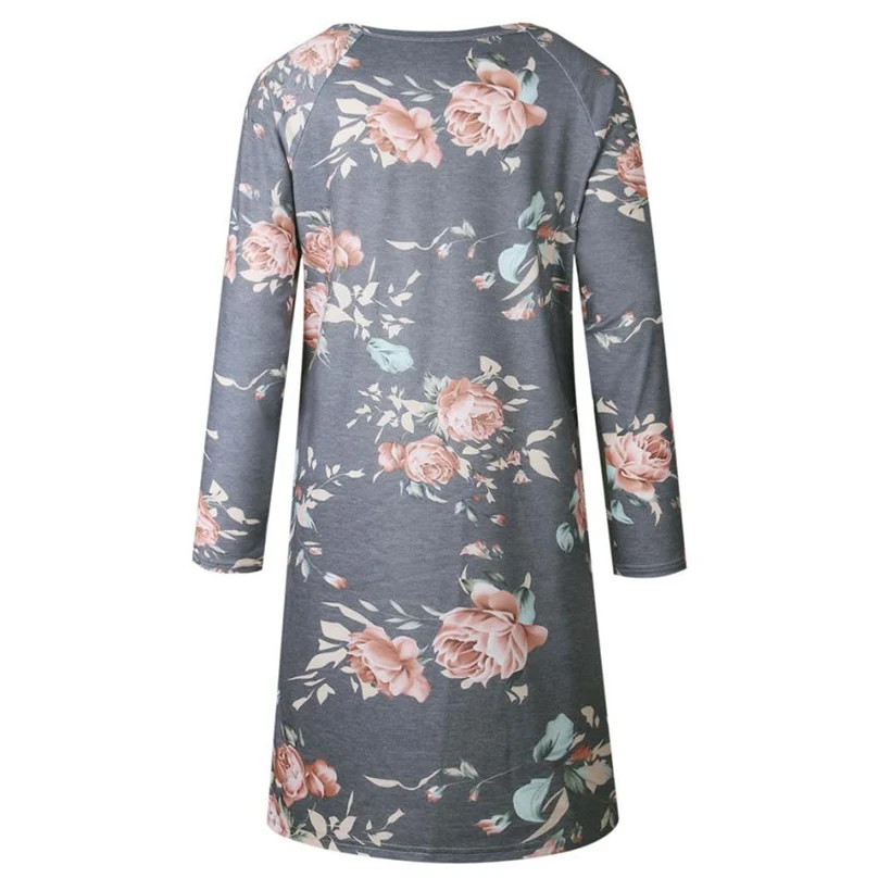 Осеннее женское платье серого цвета бесшовная плотно прилегающая юбка платья 2019