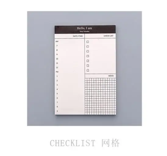 Мини-memo pad Стикеры для планов Бизнес тетрадь милые разместить его бумажные наклейки Скрапбукинг escolar канцелярские принадлежности - Цвет: Wang ge