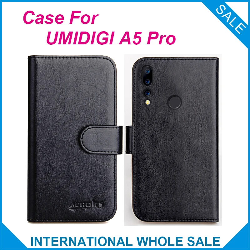 Оригинал! Чехол для телефона A5 Pro UMIDIGI 6 видов цветов высококачественный кожаный