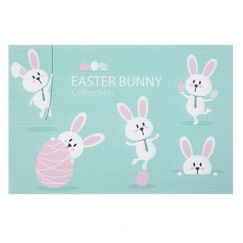 Цифровая печать зеленый Растительный мультфильм ПВХ Западная Подушка