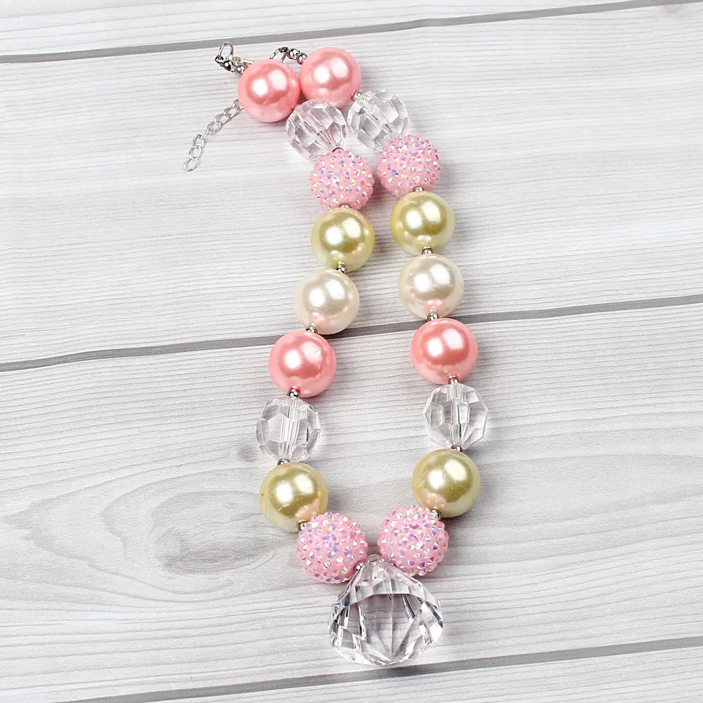 Детский милый акриловый массивный бисер ясная Капля воды кристальная подвеска