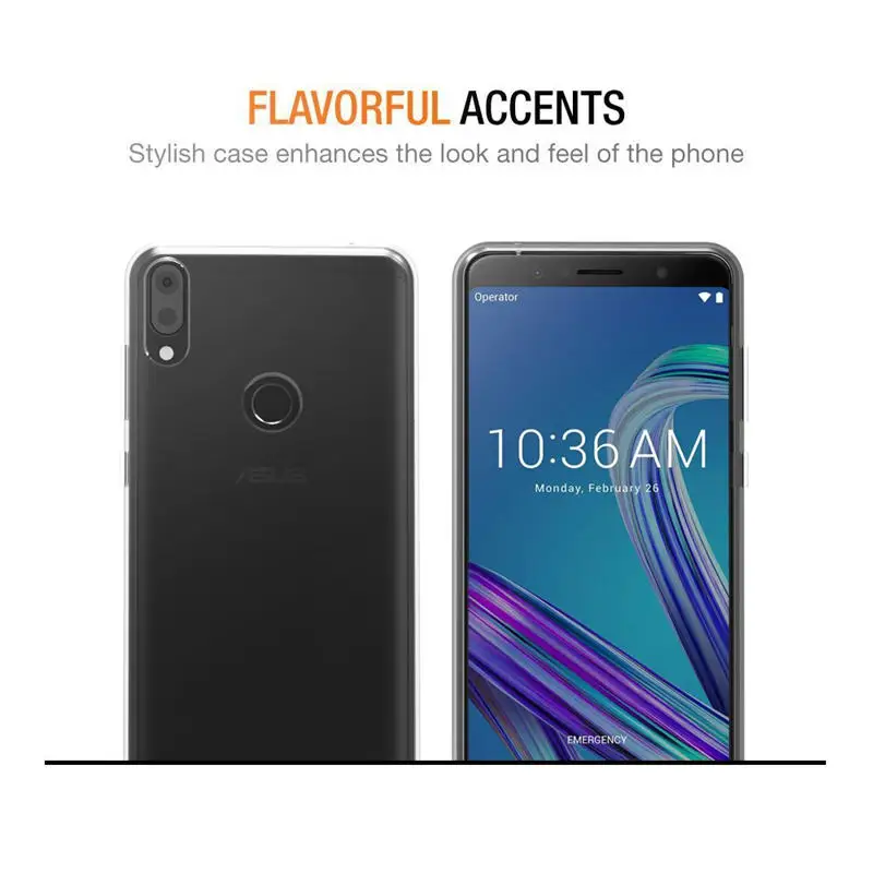 Чехол для ASUS ZenFone Max M1 ZB555KL силиконовая прозрачная задняя крышка чехол телефона ZB555