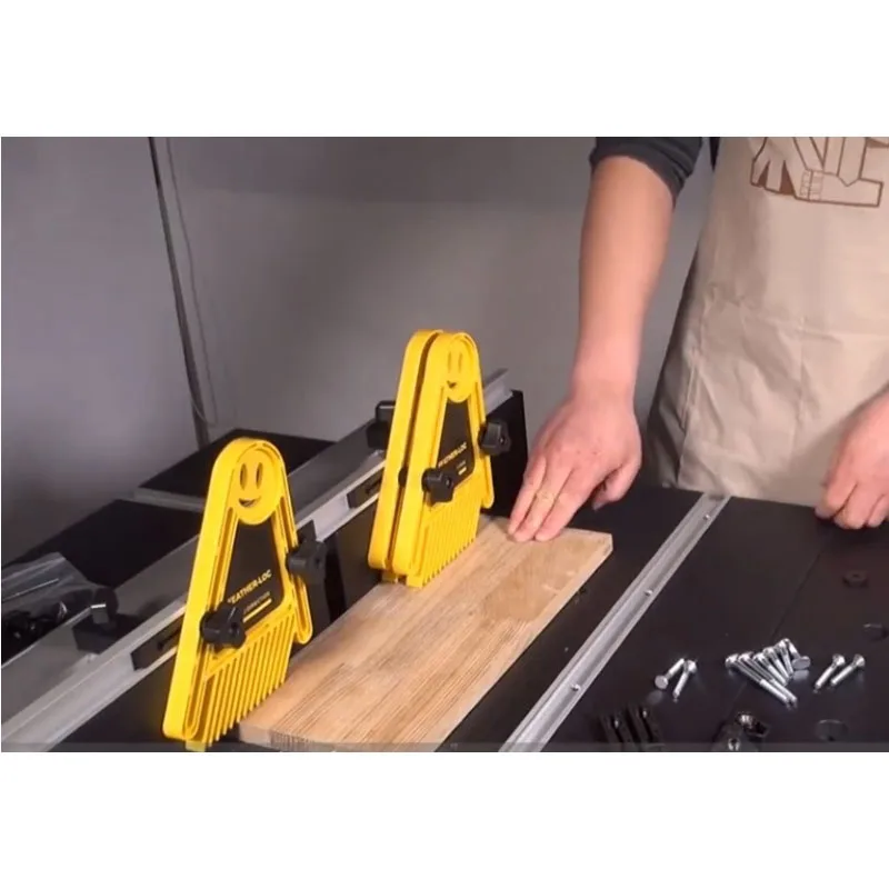 Многоцелевой перо Loc доска набор двойной Featherboards Miter Gauge слот Деревообработка Гравировка Инструменты для циркулярной пилы