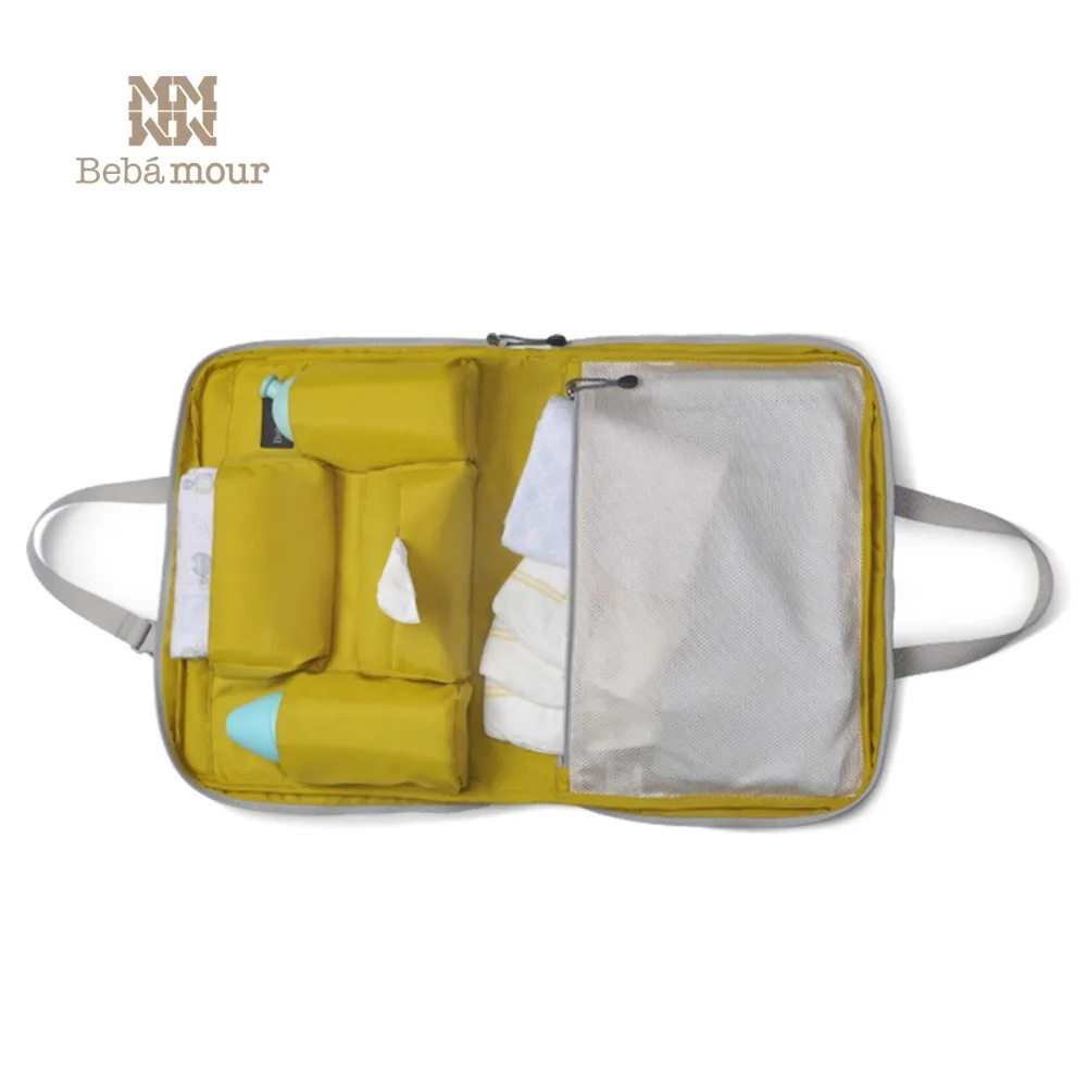 Bebamour Multifunctional Diaper Bag Waterproof Travel Bags Portable Car Hanging Light Bolsa Maternidade Nappy | Мать и ребенок