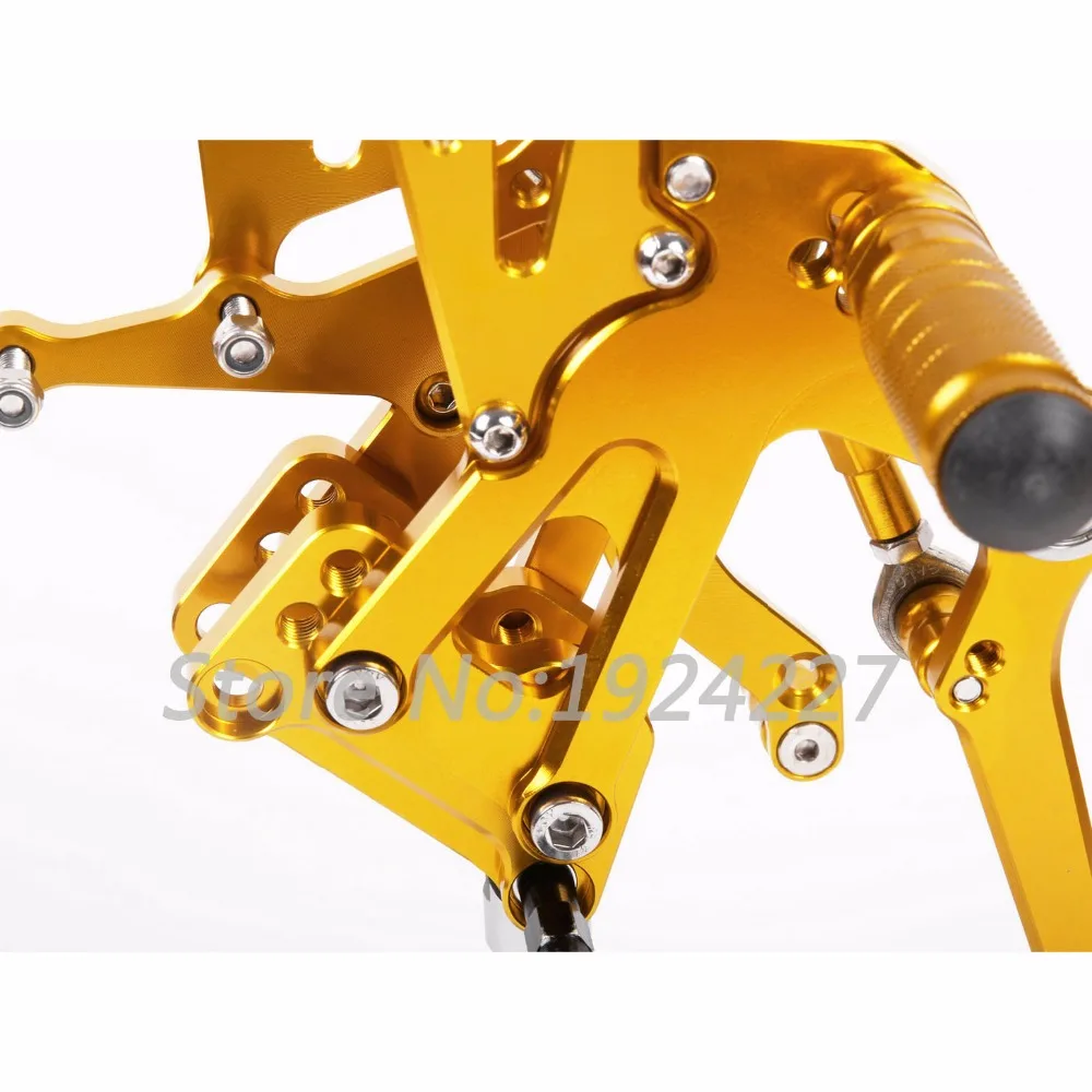 CNC Алюминиевые Подножки Rearsets задние наборы тормозных сдвигов Мотоцикл