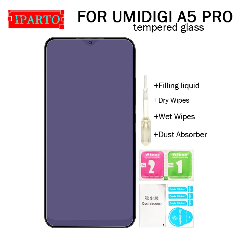 UMIDIGI A5 PRO закаленное стекло 100% хорошее качество премиум 9H защитная пленка