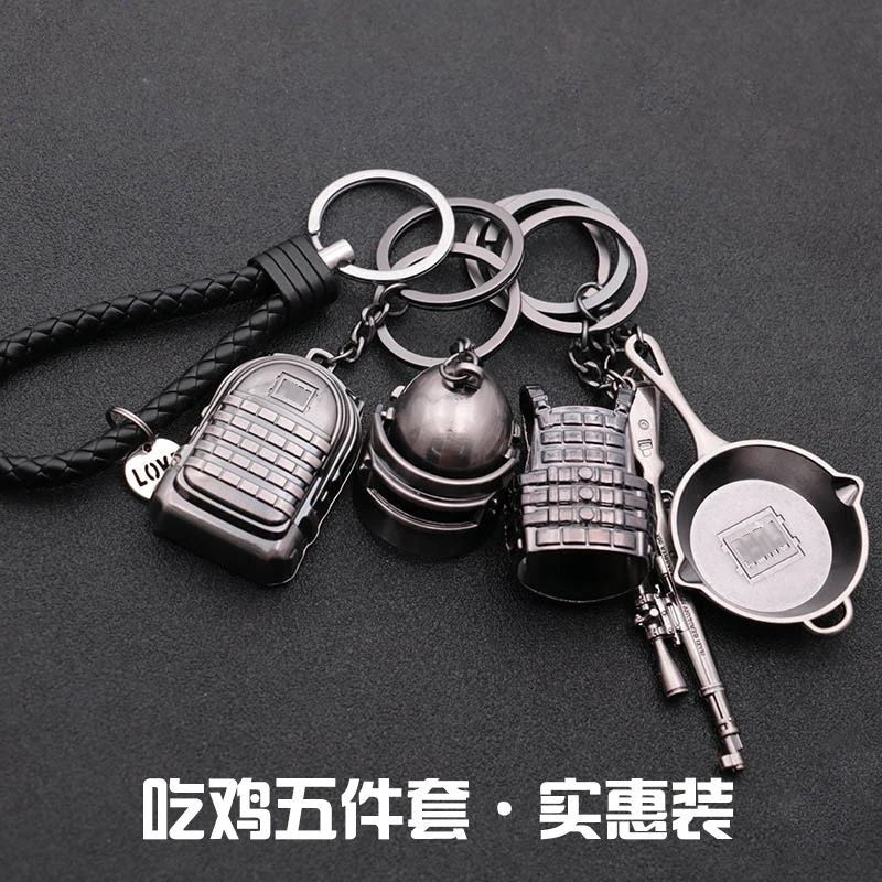

pubg keychain cosplay prop Pendant accessories Fullset