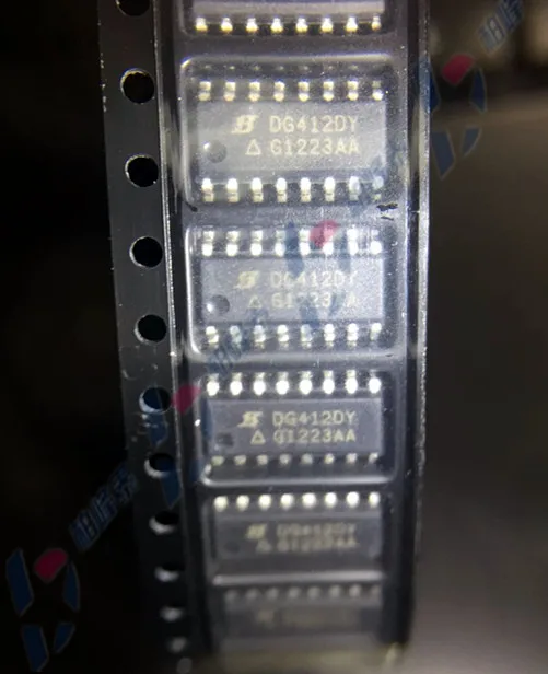 DG412DY SOP-16 узкий корпус 4-полосный COMS аналоговый переключатель VISHAY импортированный