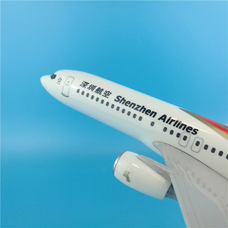 30 см Шэньчжэнь авиалиний Boeing 737 Смола самолет модель B737 airbus сувенирная Коллекция