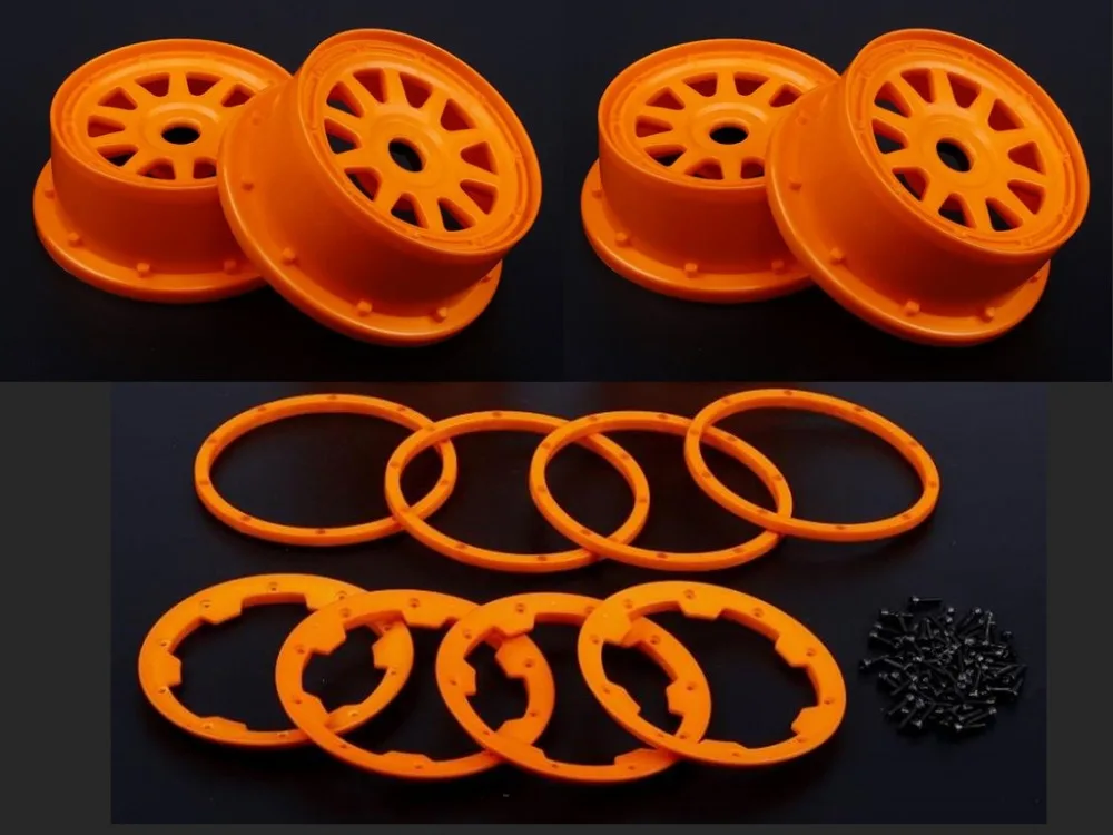 Высокопрочный нейлоновый износостойкий набор колес для HPI ROVAN KM BAJA 5B|rc baja|1/5 scalewheel