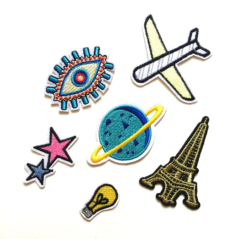 

2018 new Embroidery High-end cloth stickers DIY Children's clothing Accessories Star cloth Patches D-001