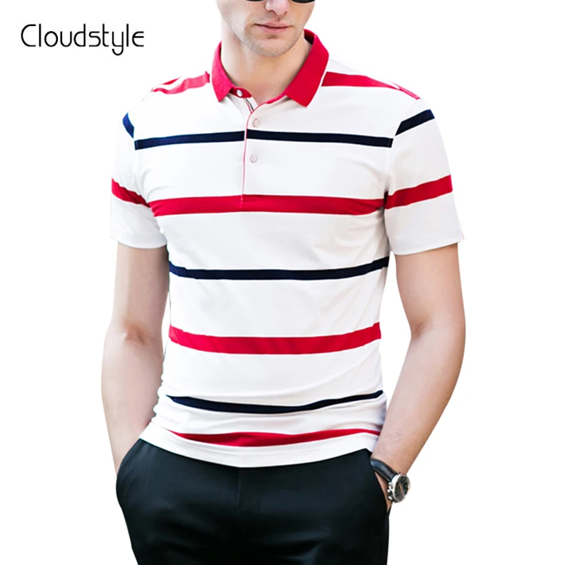 Cloudstyle бренд поло мужская печатных рубашки прохладный короткий рукав Camisas