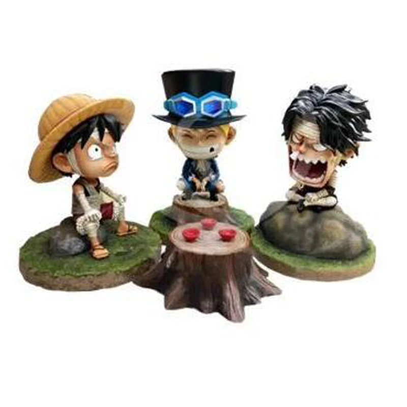 Аниме цельный бандаж Обезьяна D. Экшн фигурка Luffy Sabo Ace из ПВХ Коллекционная модель
