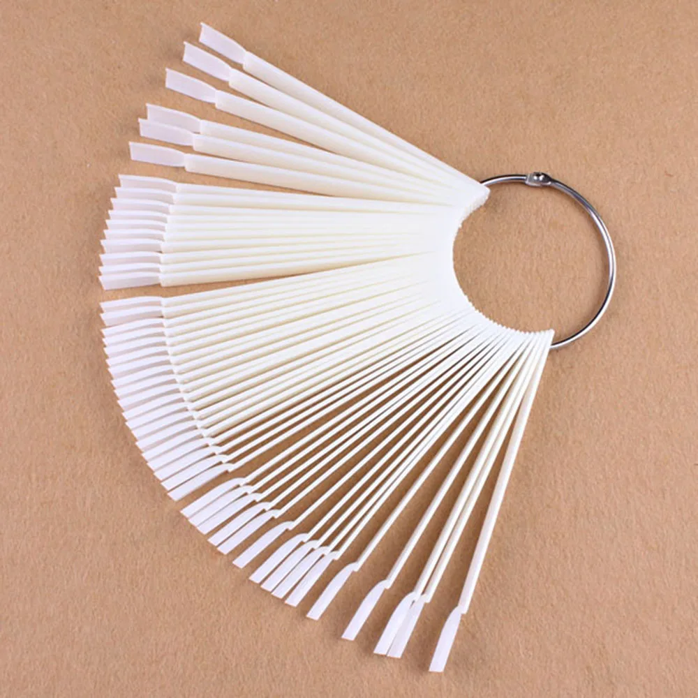 Ложные Типсы для дизайна ногтей 50 шт. дисплей на палочке Таблица цветов гель-лака