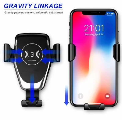 2019 ручной/саморегулирующийся держатель для телефона беспроводное быстрое