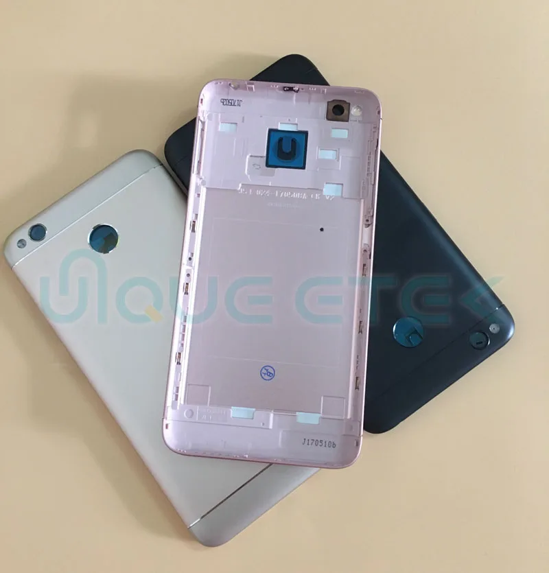

Original For Xiaomi Redmi 4X Back Battery Cover Metal+Camera Glass+Side Keys Rear Housing Redmi 4X Battery Door Case Replacement