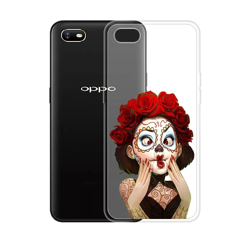 Крутой чехол для OPPO A1K мягкий силиконовый из ТПУ защитный телефона s cph1909 A 1K OPPOA1K