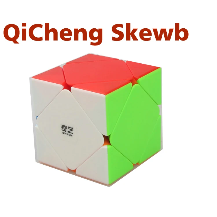 Mofangge Qicheng Skew cube Черный/Stickerless Cube Puzzle Stickerless Подарочная идея для X'mas birthday