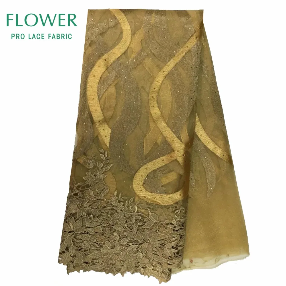 

African Lace Fabric With Stones French Lace Net Fabric Ankara Life Style Mesh Voile Guipure Net Lace Dress Material For Wedding