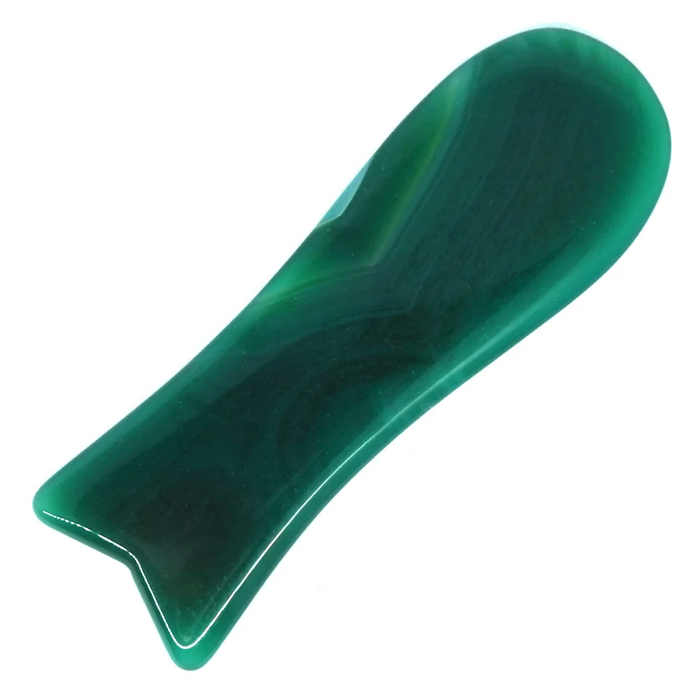 1pcs Gua Sha соскабливающий массажный инструмент массажер для тела царапающийся камень Guasha SPA буйвол скребок для лица и спины уход за здоровьем против морщин - Цвет: 1pcs