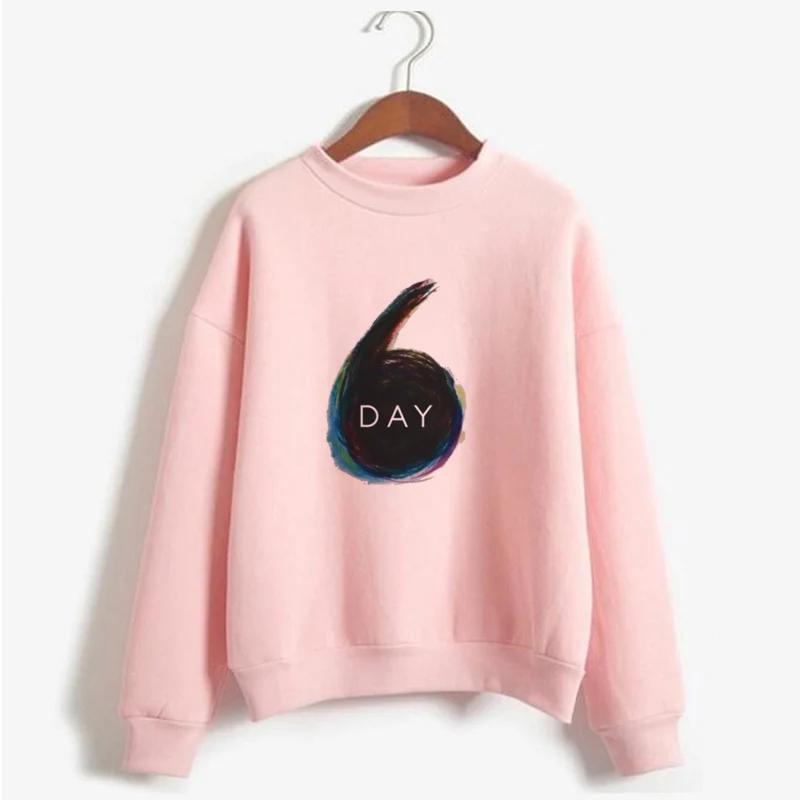 Kpop Day6 толстовка женская с длинным рукавом Crewneck толстовки осень зима теплые флисовые толстовки унисекс одежда уличная Moletom