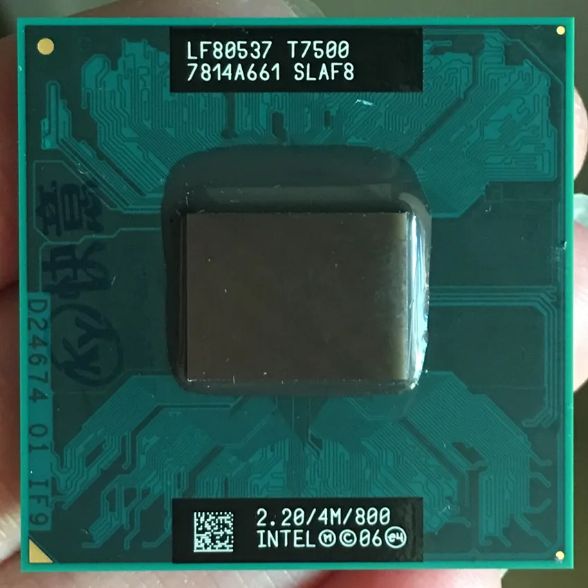 Процессор Intel Core 2 Duo T7500 процессор для ноутбука PGA 478 ЦП 100% исправно работающий|laptop