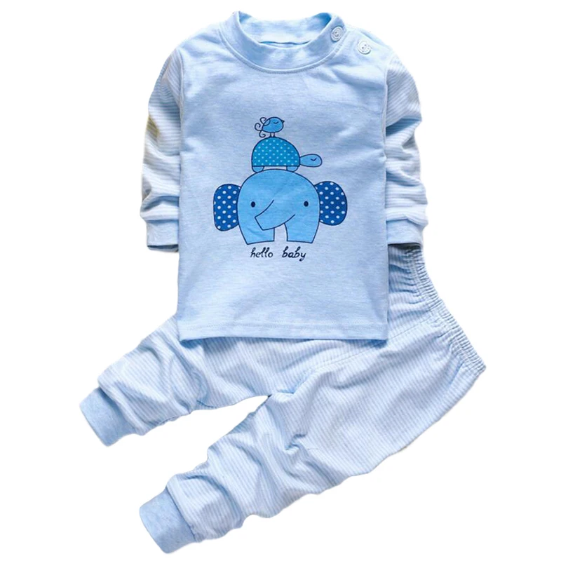 Пижамы осень-зима для мальчиков и девочек детские пижамы 2 3 4 лет комплекты