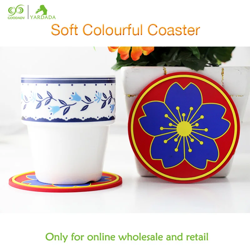 1pc Silicone mat Japanese Accessories Sakura Bowl Drink Pads Heat Resistant Tableware Mug Coasters | Дом и сад