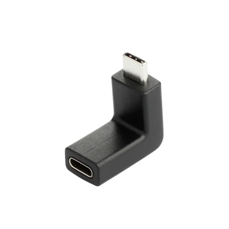 90 градусов под прямым углом usb type C к type-C адаптер для быстрой зарядки до 10 Гбит/с для мужчин и женщин USB-C для samsung S8 S9 OnePlus 5