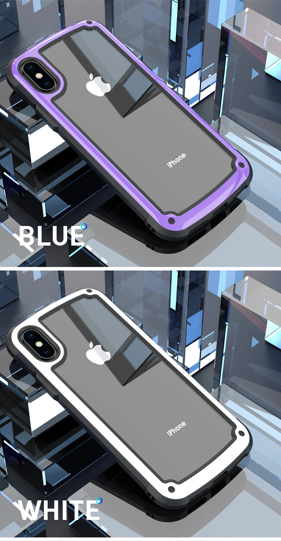 360 градусов полный противоударный чехол для iPhone 6 6S 7 8 Plus Роскошный Жесткий PC+ TPU чехол для iPhone X XR XS Max Coque Capas