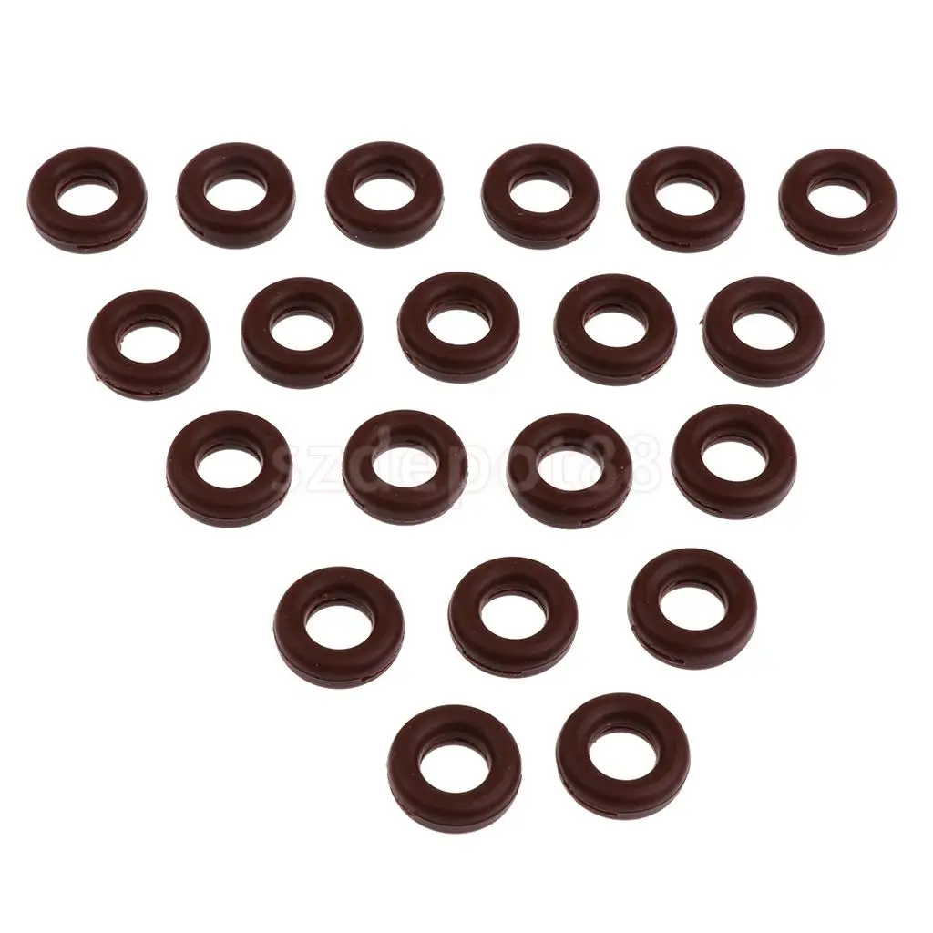Brown 10 пар Противоскользящие силиконовые крючки для ушей держатель для очков Солнцезащитные очки - Цвет: Brown