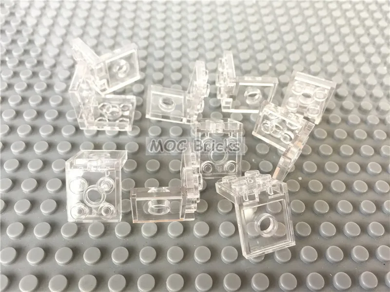 50 шт./лот MOC кирпичи Винкель Platte 2x2 Транс прозрачный кронштейн подходит с 3956