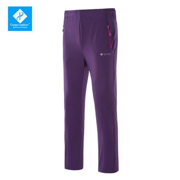 Для женщин мужчин Открытый быстросохнущие Брюки для девочек эластичность ультра