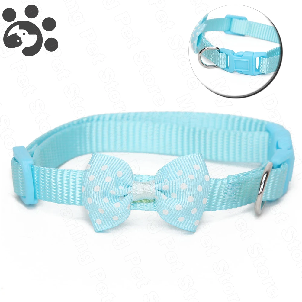 Ошейник для кота маленькой собаки щенка котенок регулируемый нейлоновые