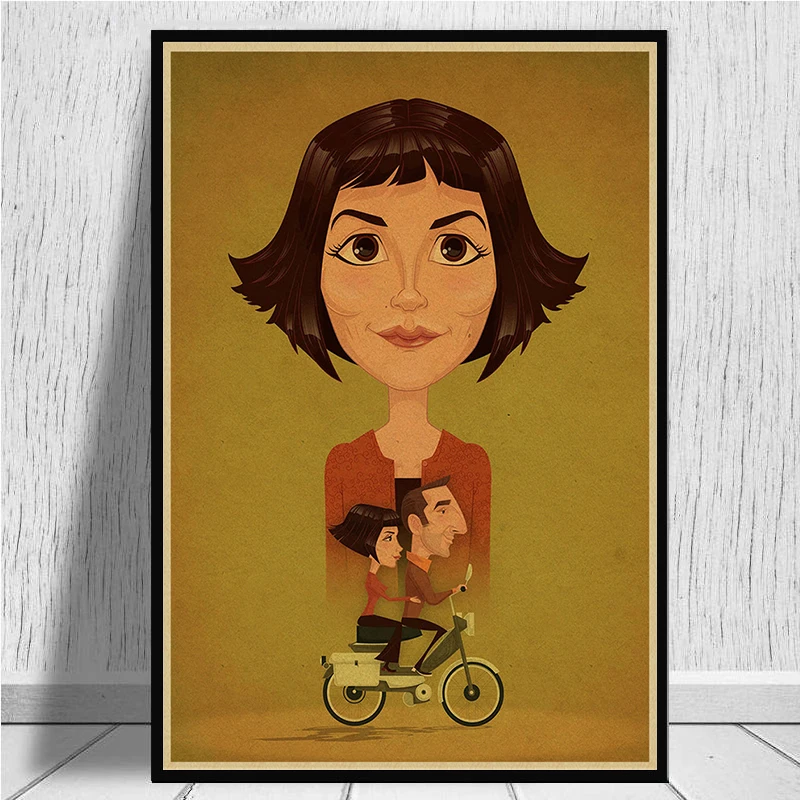 Классический ретро плакат Amelie с фильмом крафт-бумага настенная бумага