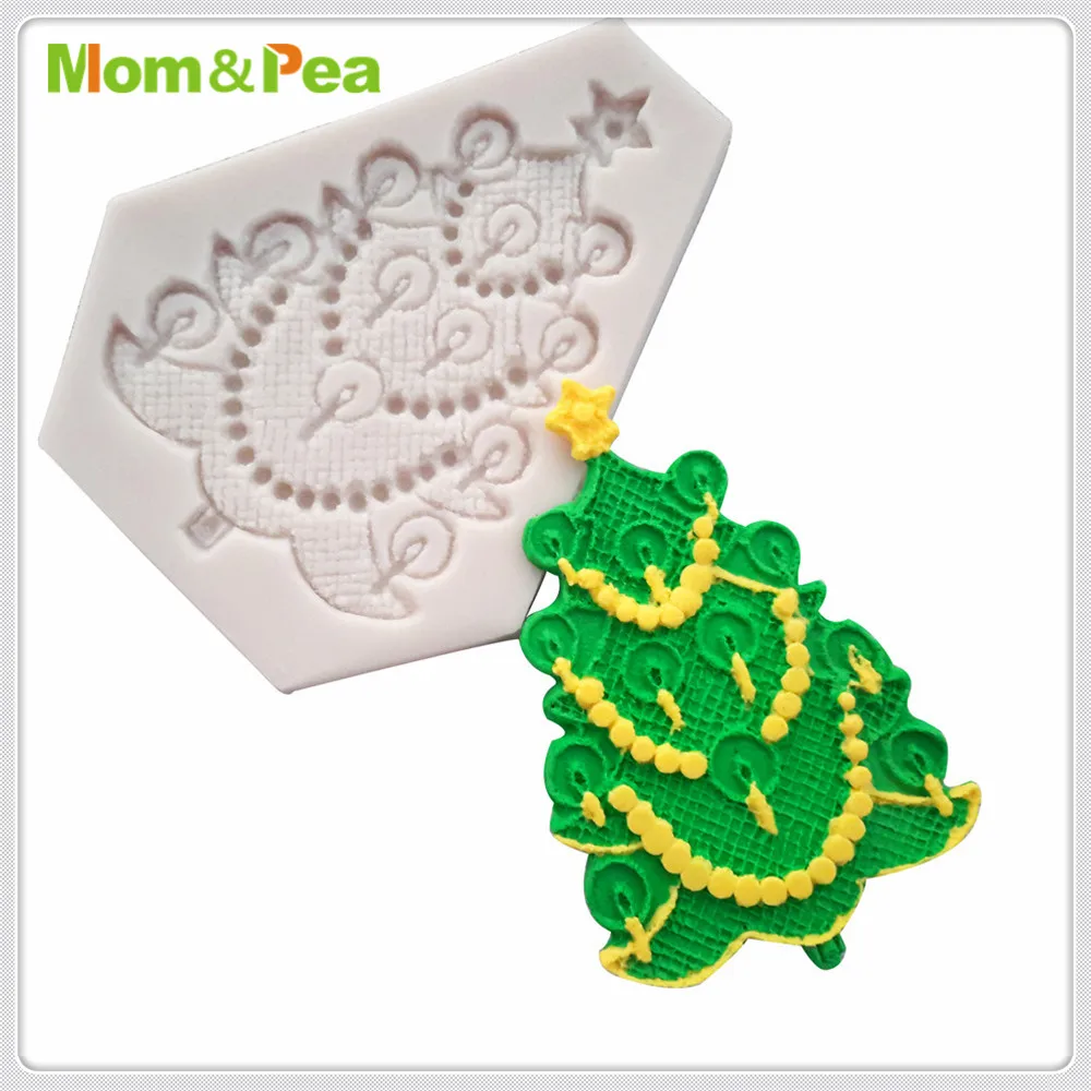 Силиконовая форма в форме дерева с монетами Mom &amp Pea MPA2016 украшение для торта 3D