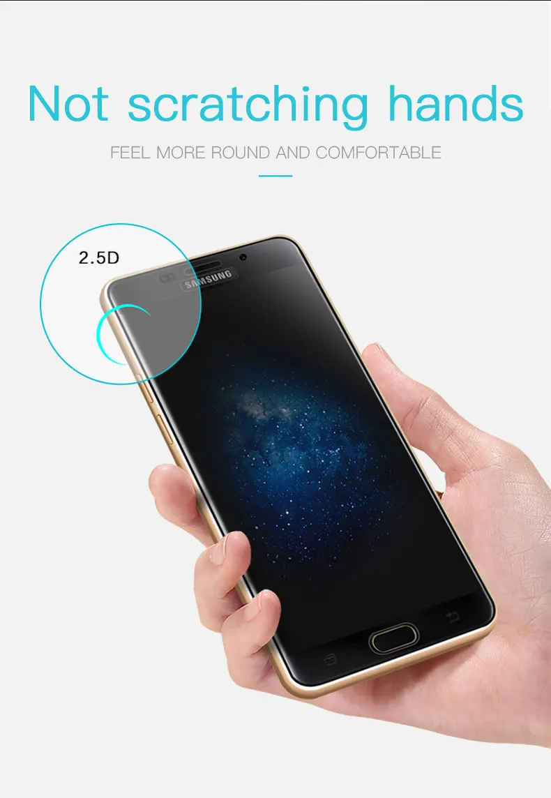 9H 5D закаленное стекло для Samsung Galaxy A3 A5 A7 Защитная пленка для экрана для Samsung A5 A7 A8 Plus защитное стекло