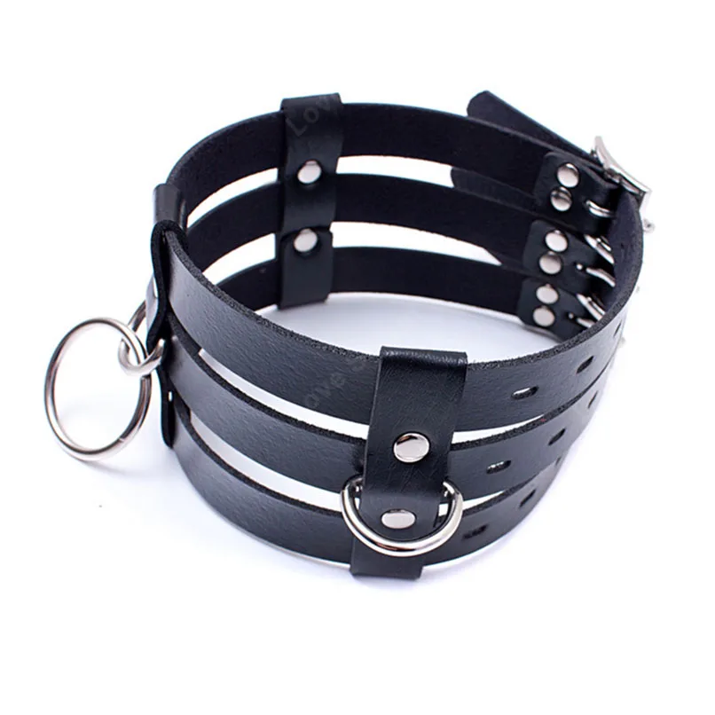 Фетиш игрушки S & M секс ошейники для женщин|sex collar|leather sex collarsex collar for woman |