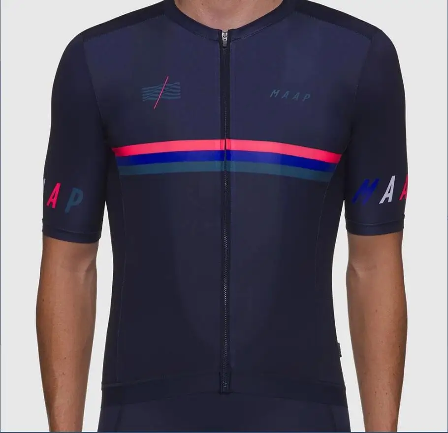 Лето Pro Team MAAP Мужская футболка с коротким рукавом для велоспорта Майо Ropa Ciclismo MTB дорожный велосипед Цикл Топы Одежда