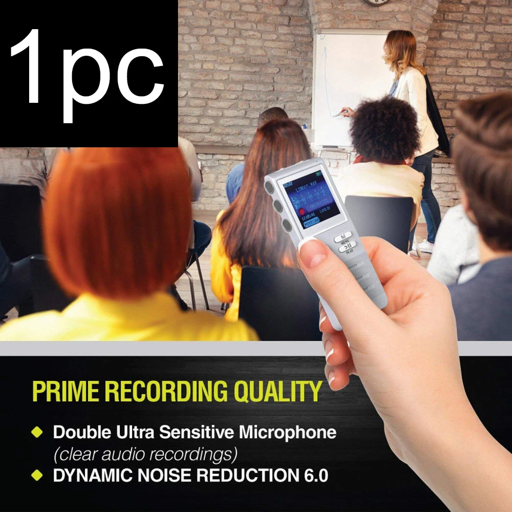 8 ГБ лекции двойные микрофоны встречи Профессиональный голосовой активированный