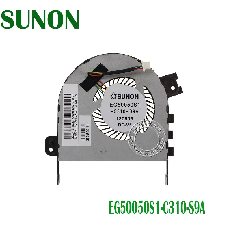 Novo e Original Ventilador da Cpu para Sunon Ventilador de Refrigeração da Cpu Laptop Eg50050s1-c310-s9a