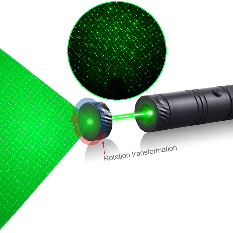 CWLASER 2-в-1 532 нм Зеленый/450нм синий/650нм красный/405нм фиолетовый Фокусируемый