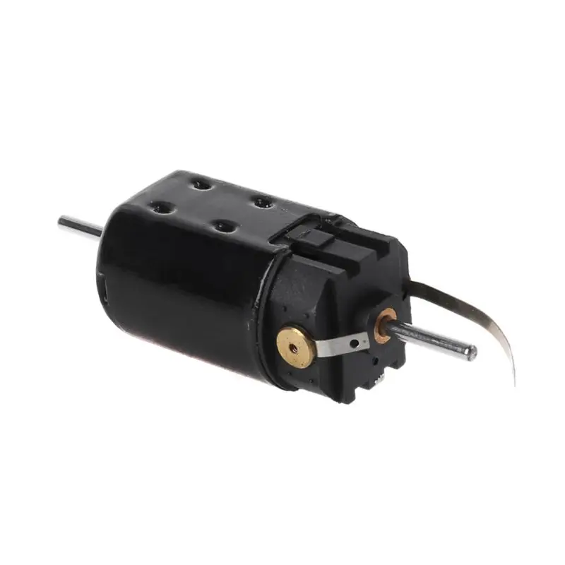 DC 12 V 24 микро ротором электродвигатель постоянного тока двойной вал DIY Компоненты