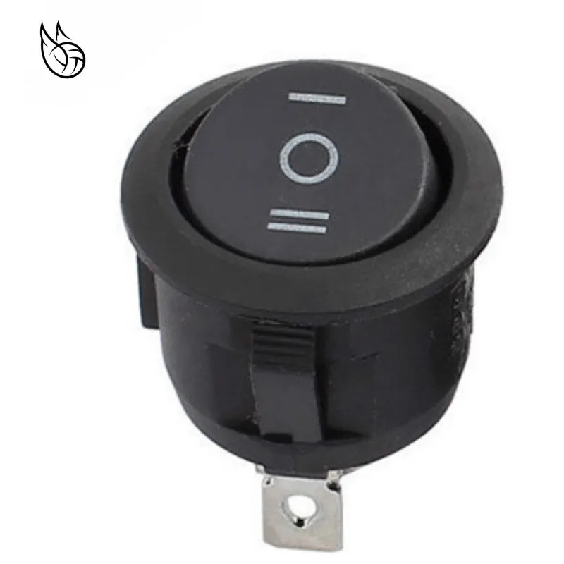 5 шт. AC 6A/250V 10A/125V 3 P ON OFF SPDT позиционная круглая лодка кулисный